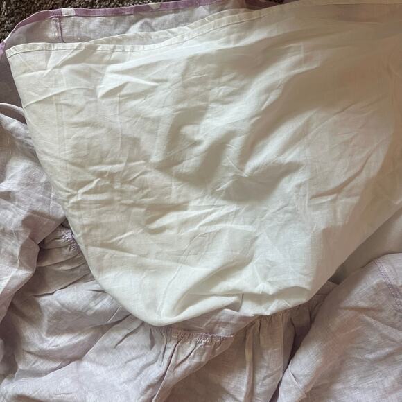 Charlie Holiday Anthropologie Purple Polka Dot, Linen, Summer Maxi Dress NWT-8 - Picture 11 of 13